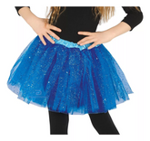 Tutu Con Glitter Colores Niñas Disfraz Hadas Princesas Halloween